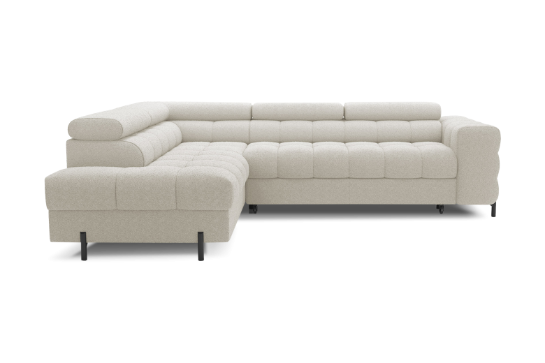 Corner sofa - Ferucce (Pull-out bed with storage box)