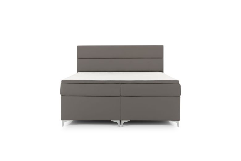 Boxspring bed 140x200 - Amadeo (Pull-out bed with storage box)