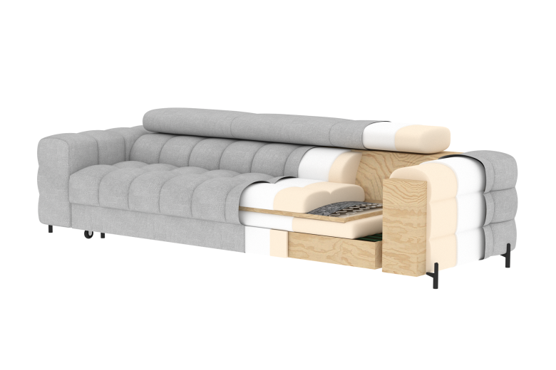 Sofa+bed - Festello (Pull-out bed)