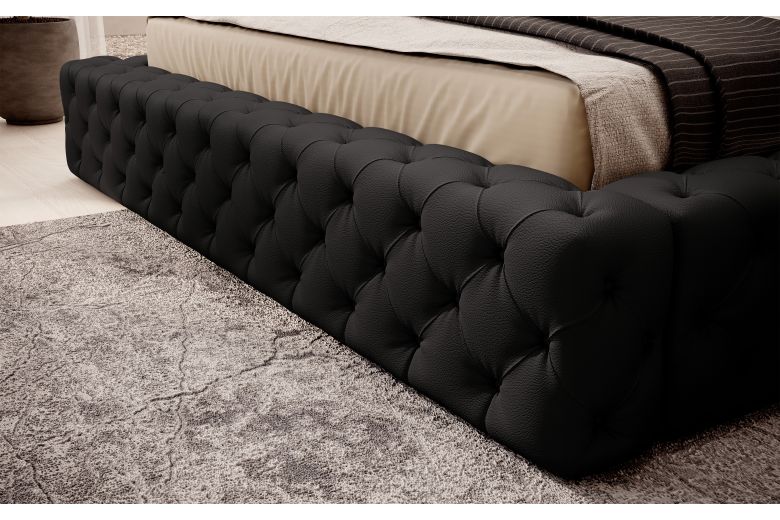 Upholstered bed 160x200 - Bed Princce (With storage box)