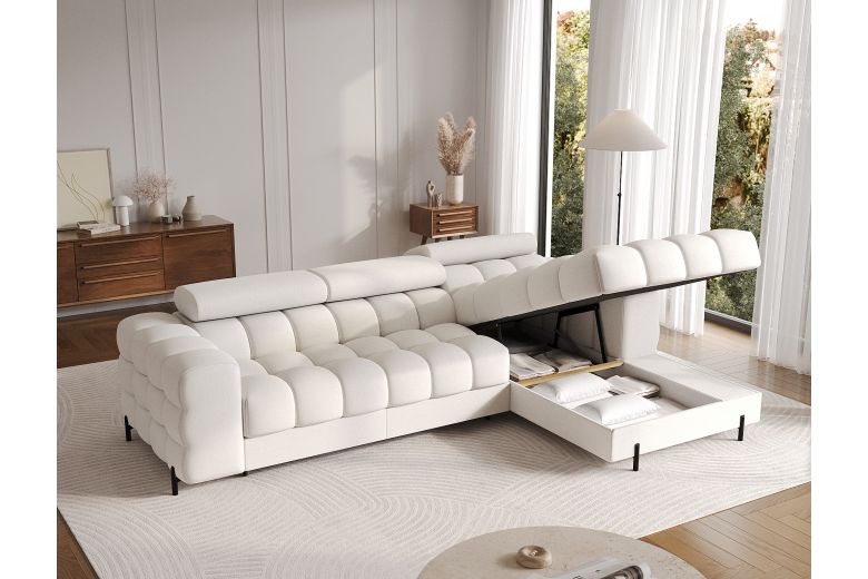 Corner sofa - Felro (Pull-out bed with storage box)
