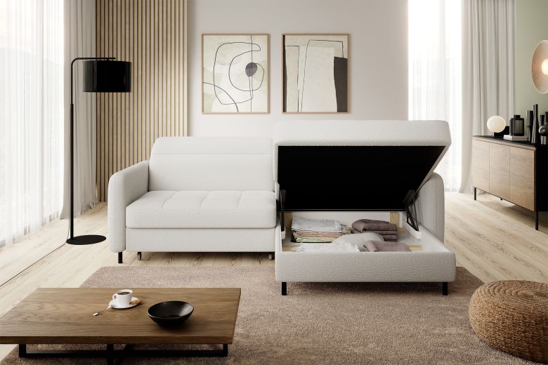 Corner sofa - Gomsi (Pull-out bed with storage box)