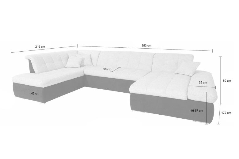 U shape sofa - Moric Kis