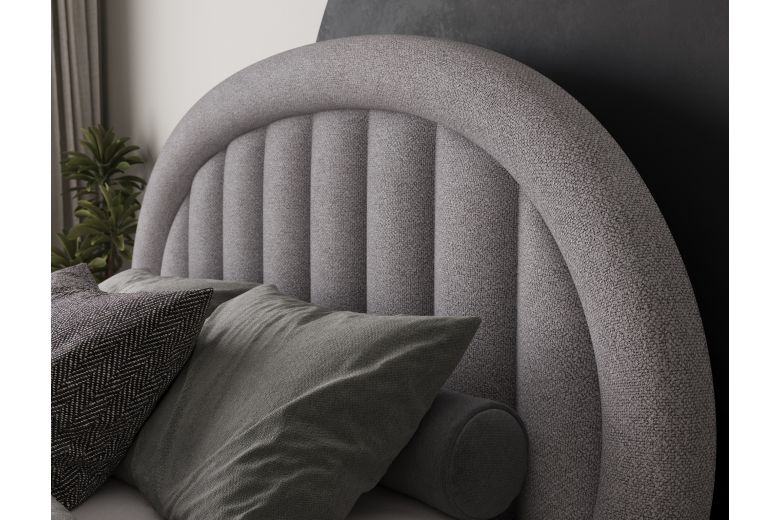 Kровать с обивкой - Bed Tapedo, metal frame, gas lift, storage compartment (Pаскладной с ящиком для белья)