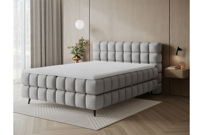 Boxspring bed 180x200 - Sabeno (With storage box)