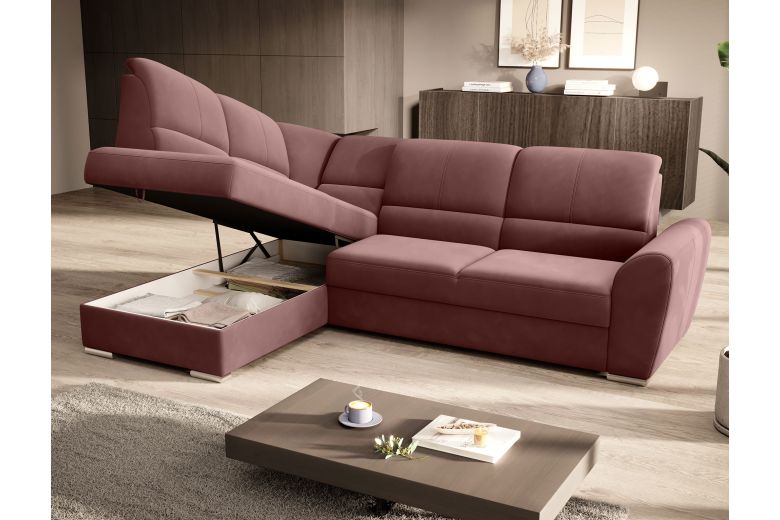 Угловой диван - Siber (Pаскладной с ящиком для белья) Угловой диван - Siber (Pаскладной с ящиком для белья)