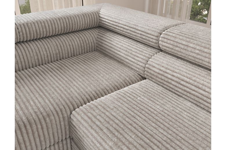 Corner sofa - Colesio (Pull-out bed with storage box)