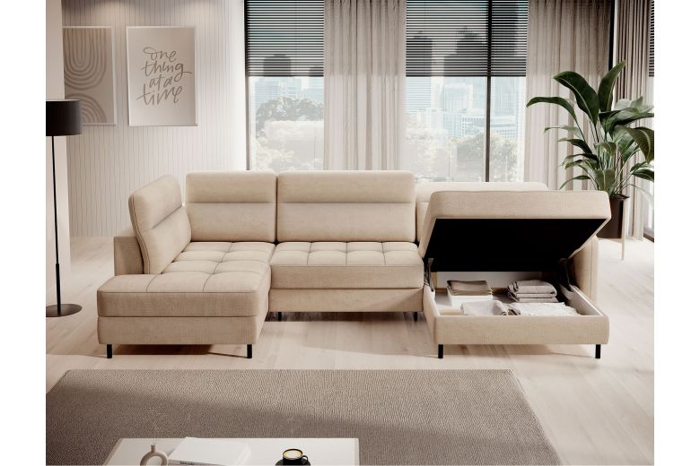 U shape sofa - Berrto (Pull-out bed with storage box) U shape sofa - Berrto (Pull-out bed with storage box)