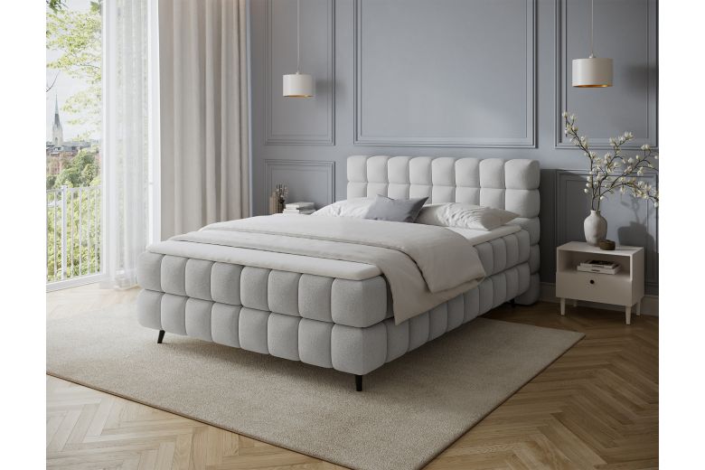 Boxspring bed - Sabeno (Pull-out bed with storage box)