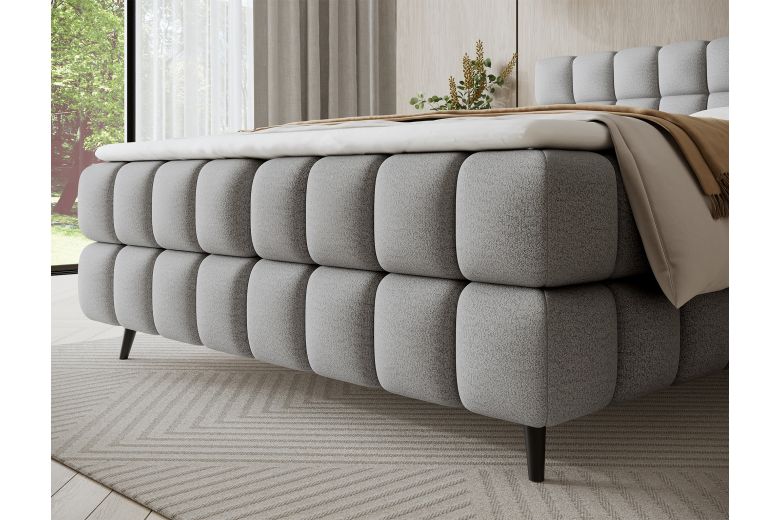 Boxspring bed 180x200 - Sabeno (Pull-out bed with storage box)