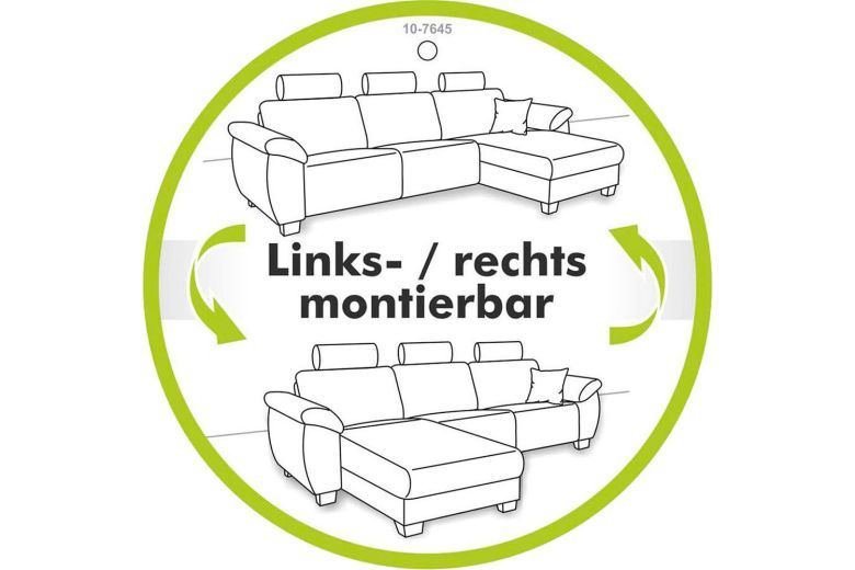 Corner sofa - Le Mans (Pull-out bed)
