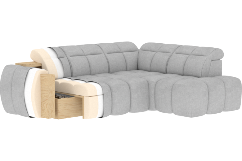 Corner sofa - Falconn (Pull-out bed with storage box) Corner sofa - Falconn (Pull-out bed with storage box)
