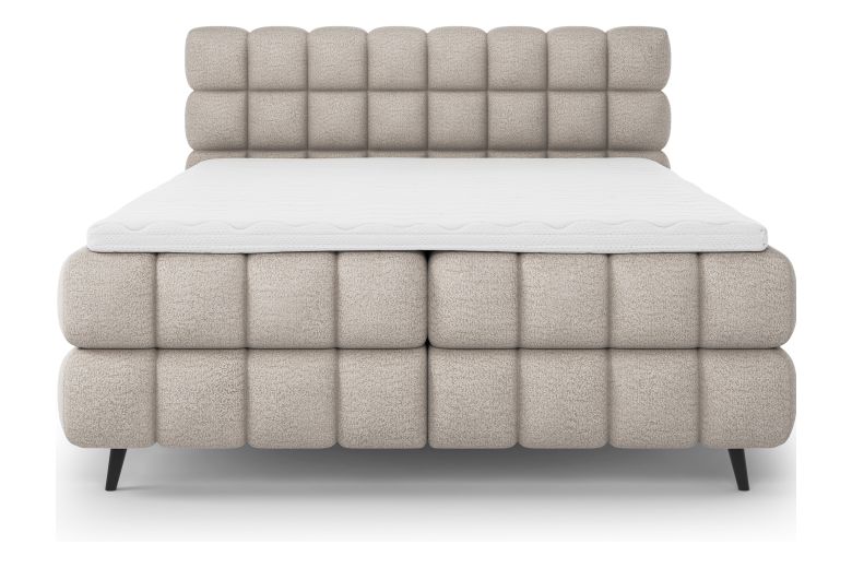 Boxspring bed 180x200 - Sabeno (Pull-out bed with storage box)