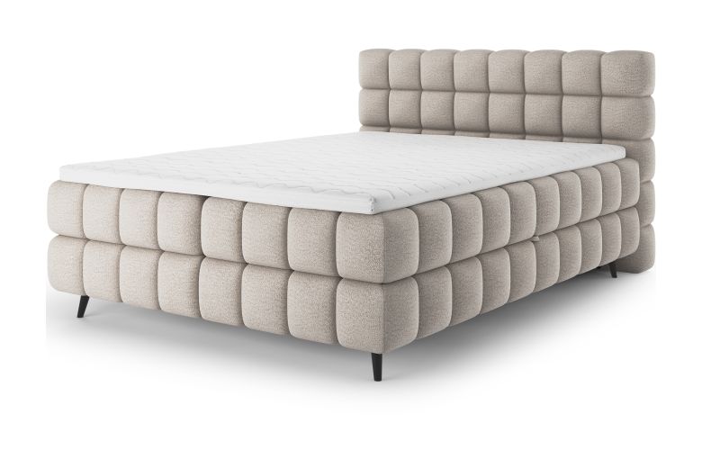 Boxspring bed 180x200 - Sabeno (Pull-out bed with storage box)