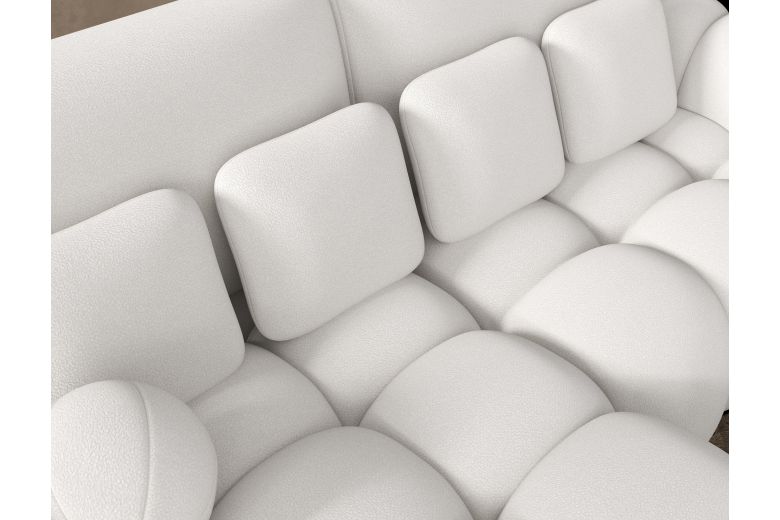 Covelion corner sofa with sleeping function and storage compartment