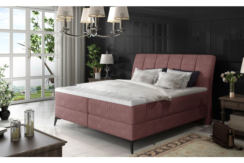 Boxspring bed - Aderito (With storage box)