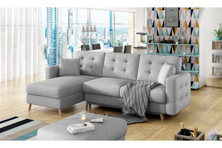 Corner sofa - Asgard (Pull-out bed with storage box)
