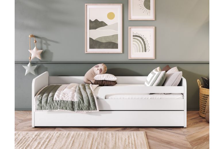 Children's bed - Łoże Duuli, z materacem (Pull-out bed with storage box)