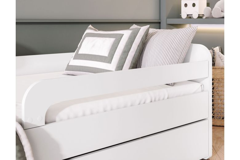 Children's bed - Łoże Duuli, z materacem (Pull-out bed with storage box)