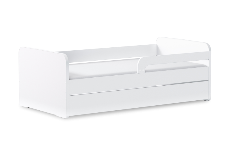 Children's bed - Łoże Duuli, z materacem (Pull-out bed with storage box)