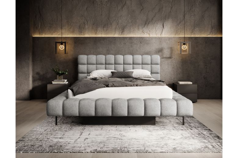 Kровать с обивкой 160x200 - Magentta (C ящиком для белья)