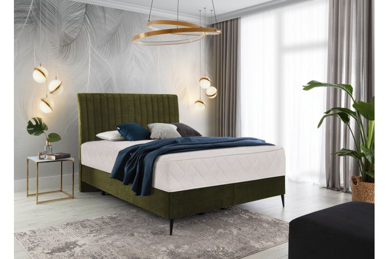 Boxspring bed - Blanca (Pull-out bed)