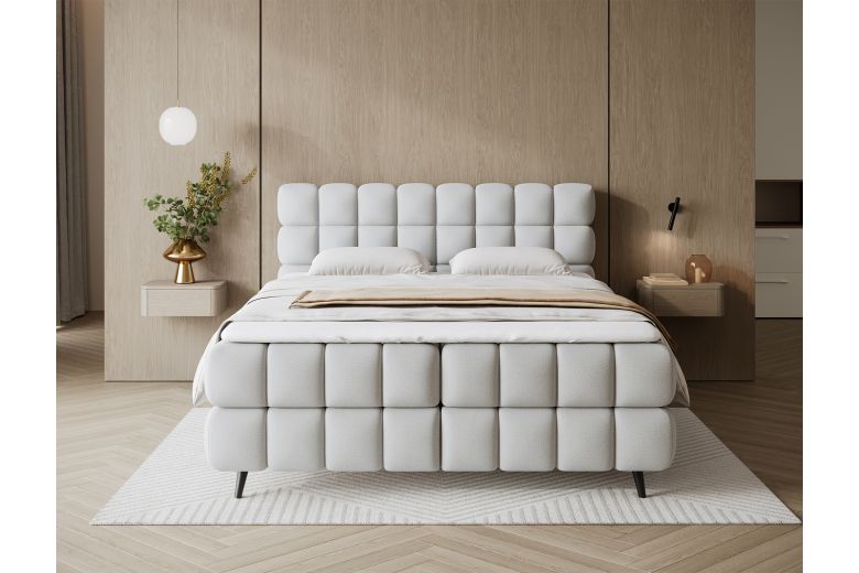 Boxspring bed - Sabeno (Pull-out bed with storage box)