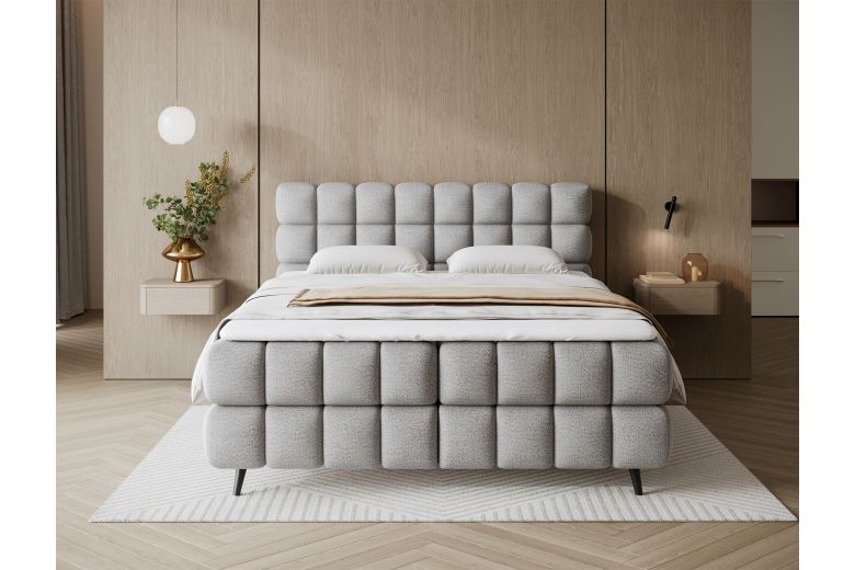 Boxspring bed 180x200 - Sabeno (Pull-out bed with storage box)