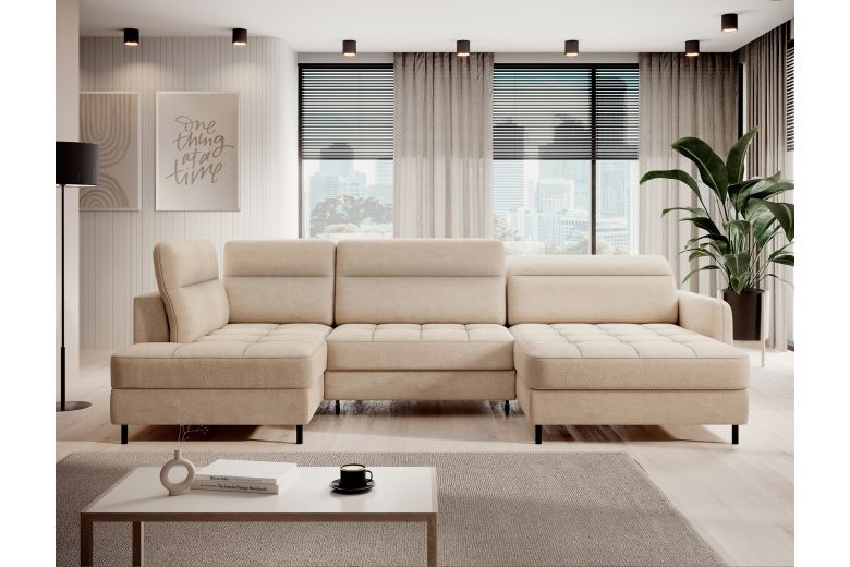 U shape sofa - Berrto (Pull-out bed with storage box) U shape sofa - Berrto (Pull-out bed with storage box)