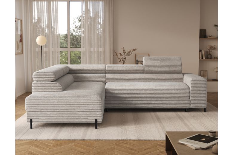 Corner sofa - Colesio (Pull-out bed with storage box)