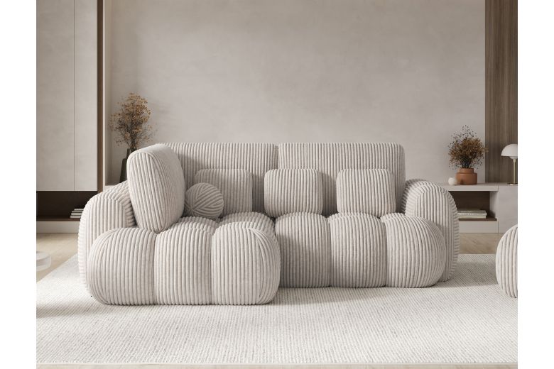 Cozion corner sofa with sleeping function and storage compartment