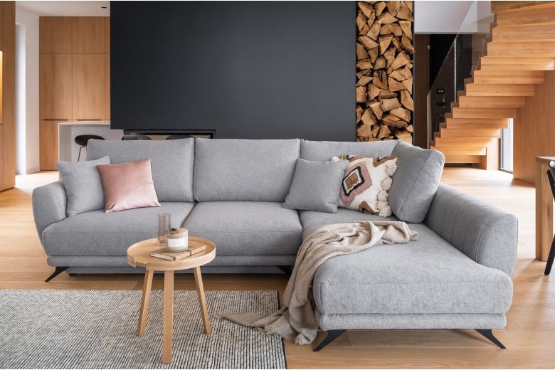 Corner sofa - Larde (Pull-out bed with storage box)