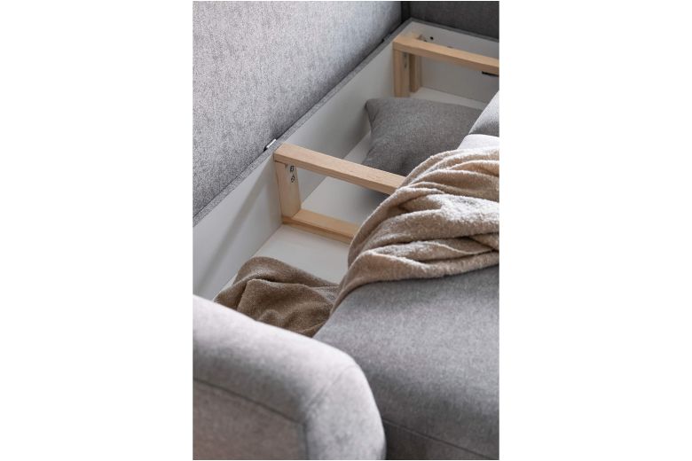 Corner sofa - Larde (Pull-out bed with storage box)