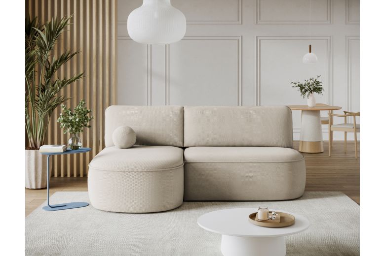 Corner sofa - Livosa (Pull-out bed with storage box)