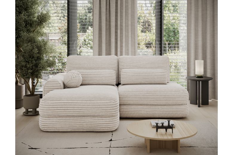 Ripeli corner sofa with sleeping function and storage compartment