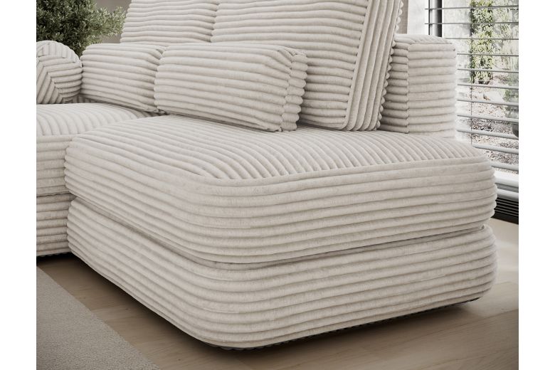 Ripeli corner sofa with sleeping function and storage compartment