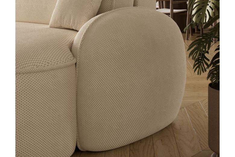 Tesalia corner sofa with sleeping function and storage compartment
