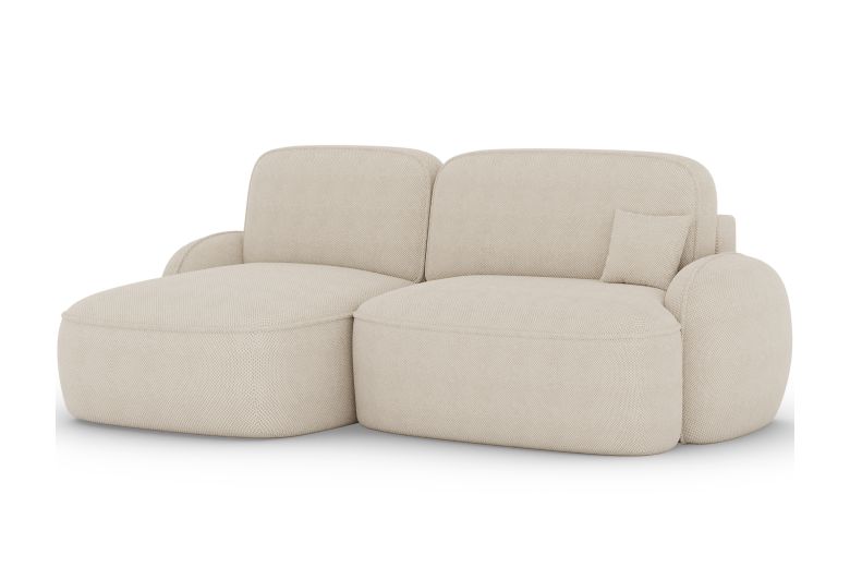 Tesalia corner sofa with sleeping function and storage compartment