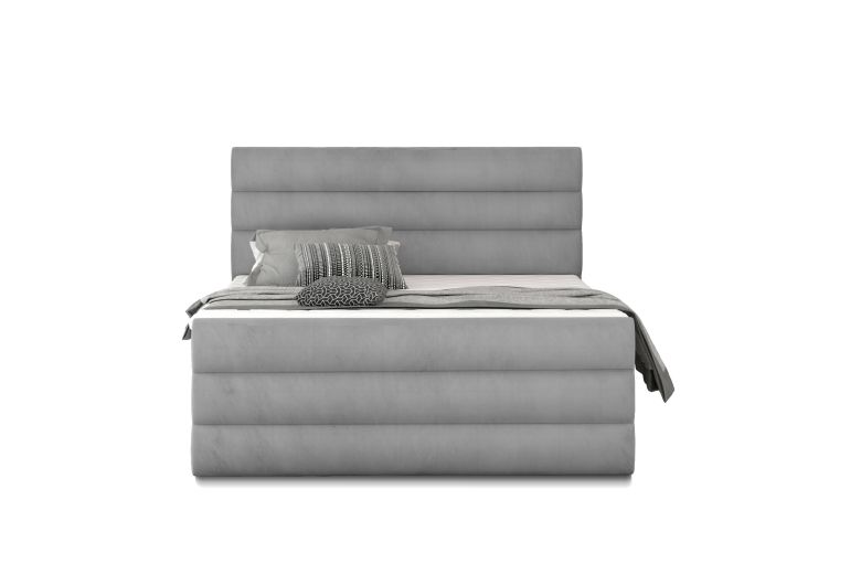 Boxspring bed - Cande (Pull-out bed with storage box)