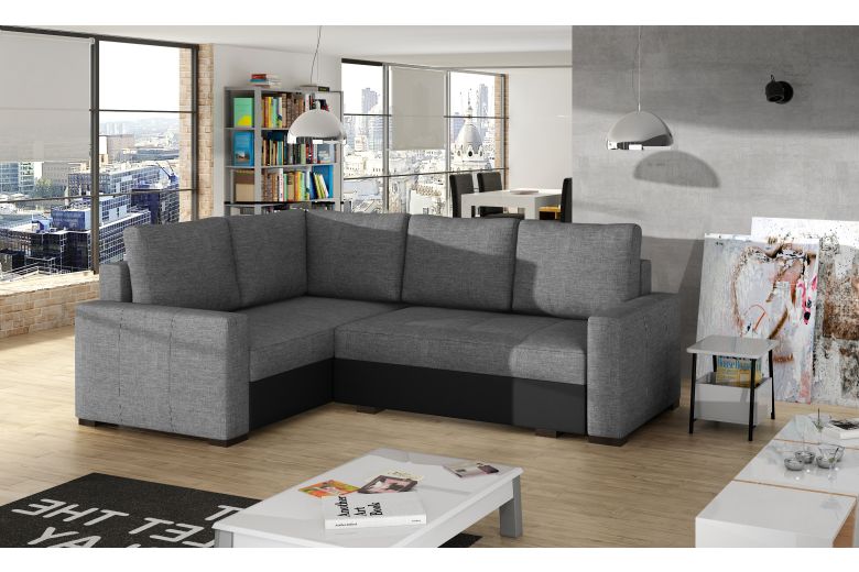 Corner sofa - Corona (Pull-out bed with storage box)