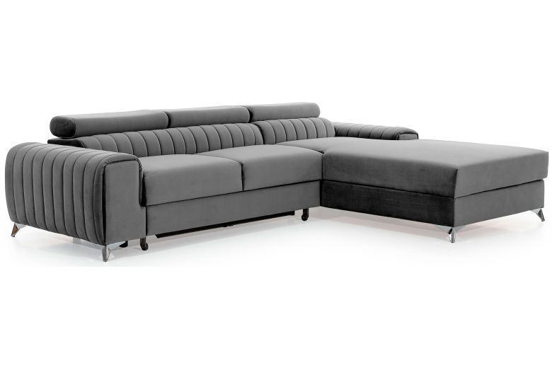 Угловой диван - Grayson (Pаскладной с ящиком для белья)