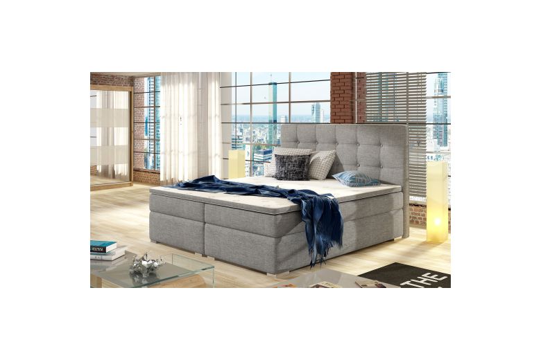 Boxspring bed 180x200 - Inez 180X200 (Pull-out bed)