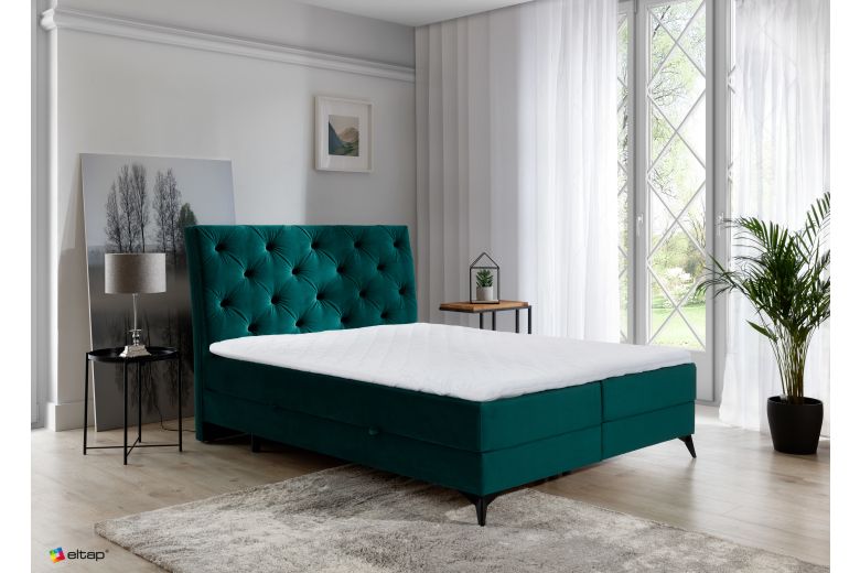 Boxspring bed - Laos (Pull-out bed with storage box)