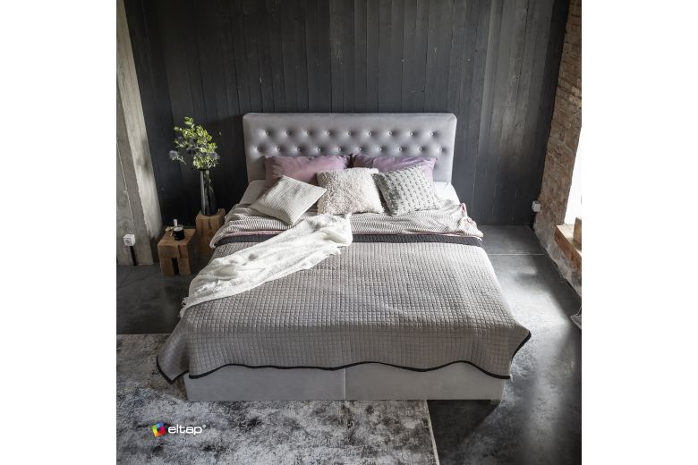 Boxspring bed - Loree (Pull-out bed with storage box)