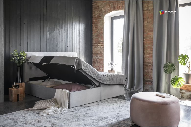 Boxspring bed - Loree (Pull-out bed with storage box)