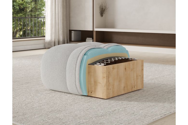 Covio Upholstered Pouf