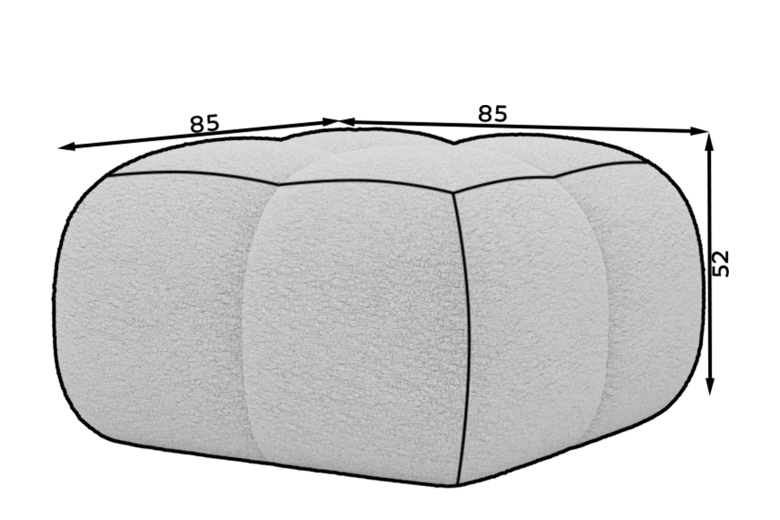 Covio Upholstered Pouf