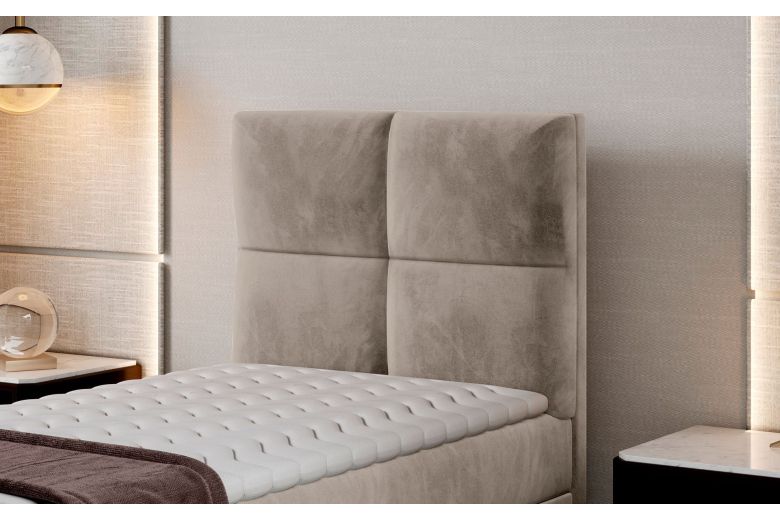 Boxspring bed 90x200 - Rivia 90x200 (Pull-out bed with storage box)