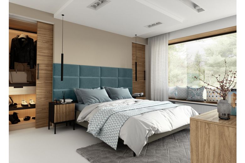 Обитая панель - Quadratta 240x90 upholstered panels set Обитая панель - Quadratta 240x90 upholstered panels set