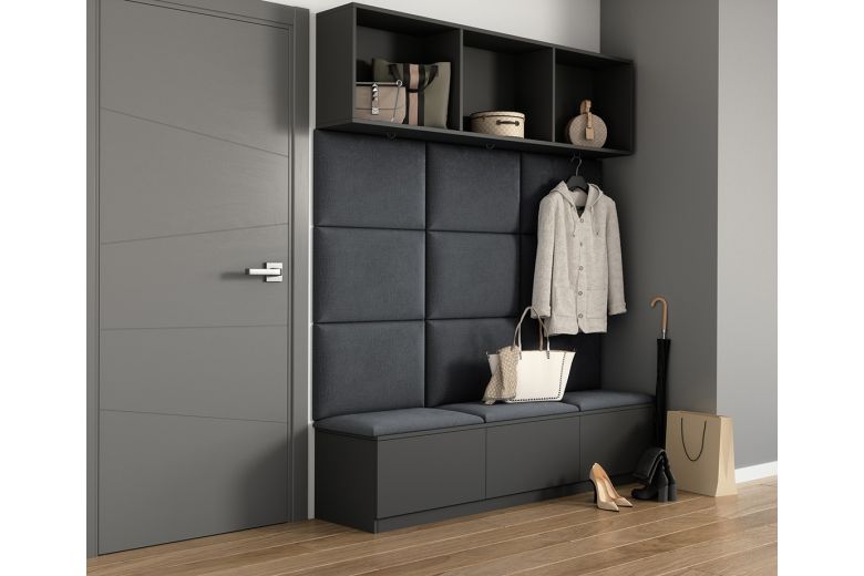 Обитая панель - Quadratta 180x120 upholstered panels set Обитая панель - Quadratta 180x120 upholstered panels set
